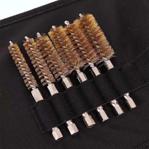 Set Perii Curățare Injectoare și Bujií Incandescente, 20 Piese, 8-19mm