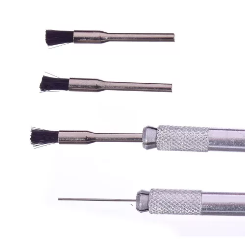 Kit curățare profesional pistol vopsit, set perii și accesorii complete