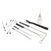 Kit curățare profesional pistol vopsit, set perii și accesorii complete