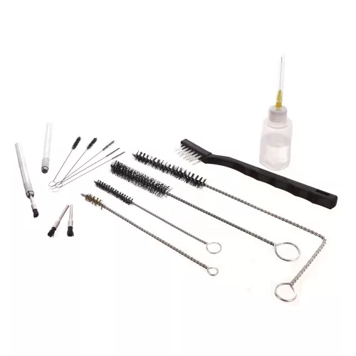 Kit curățare profesional pistol vopsit, set perii și accesorii complete