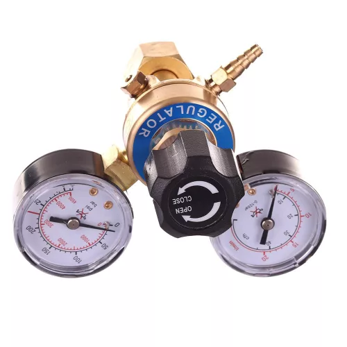 Reductor Presiune Argon/CO2 cu Două Manometre pentru Sudură MIG/TIG