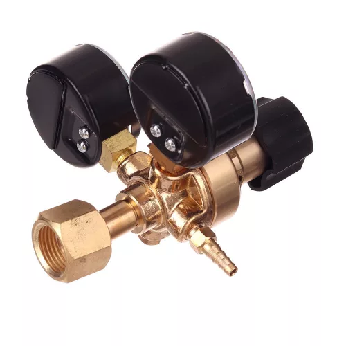 Reductor Presiune Argon/CO2 cu Două Manometre pentru Sudură MIG/TIG