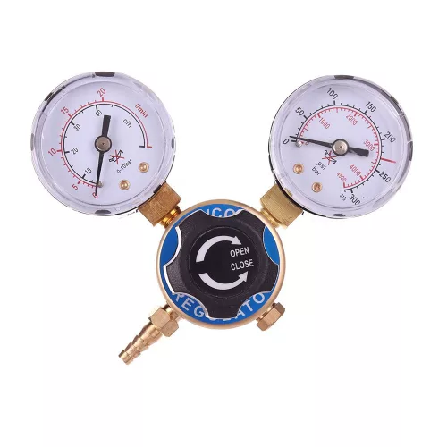 Reductor Presiune Argon/CO2 cu Două Manometre pentru Sudură MIG/TIG