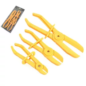   Set Clești Plastic Blocare Furtunuri Cauciuc, 3 Buc., 150-250mm