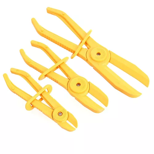 Set Clești Plastic Blocare Furtunuri Cauciuc, 3 Buc., 150-250mm