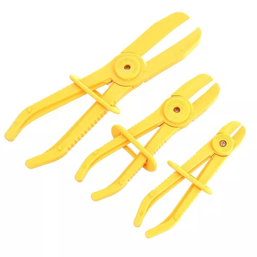 Set Clești Plastic Blocare Furtunuri Cauciuc, 3 Buc., 150-250mm