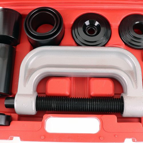 Presă Amortizoare Profesională 9 Piese, Oțel, Manșoane 70/56/43mm