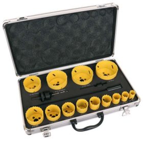   Set Burghie Bi-Metal HSS pentru Metal și Lemn cu Adaptor Hexagonal