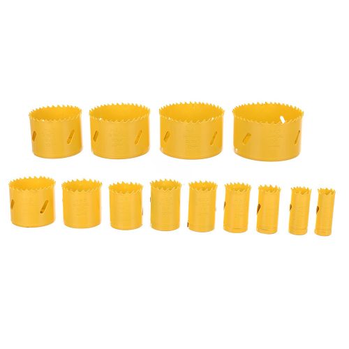 Set Burghie Bi-Metal HSS pentru Metal și Lemn cu Adaptor Hexagonal