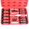 Extractor de inerție profesional pentru rulmenți 8-58 mm, 16 piese, ciocan 3 kg