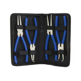   Set Clești Seeger 4 Piese, 225 mm, pentru Inele de Siguranță