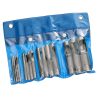 Set perforatoare și decupatoare 15 piese, 2-22 mm, oțel călit