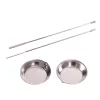 Set Mixer Vopsea Fengda BD-410, Inox, Cupe Ø4.5cm, Mixere 15cm