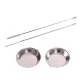 Set Mixer Vopsea Fengda BD-410, Inox, Cupe Ø4.5cm, Mixere 15cm