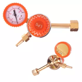 Regulator Presiune GPL Propan-Butan cu Manometru, 0.5-4 bar