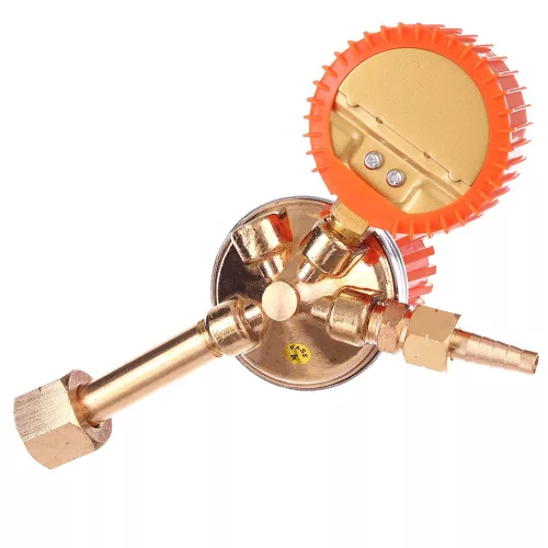 Regulator Presiune GPL Propan-Butan cu Manometru, 0.5-4 bar