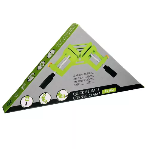 Dispozitiv de Fixare Sudură 90° Aluminiu, 65 mm