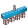 Distribuitor Pneumatic cu 4 Conectori Rapizi, Intrare 1 Conector, 12 Bar