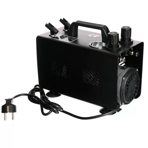 Compresor Aerograf Silențios Fără Ulei 47dB, Rezervor 1L