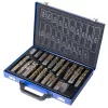 Set Burghie HSS TiN, 170 Bucăți, 1-10 mm, Valiză Metalică