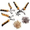Set Profesional 5 în 1: Clești Perforator, Ocheți, Capse