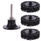 Set 3 Discuri Abrazive Flexibile 50mm, Îndepărtare Rugină și Vopsea