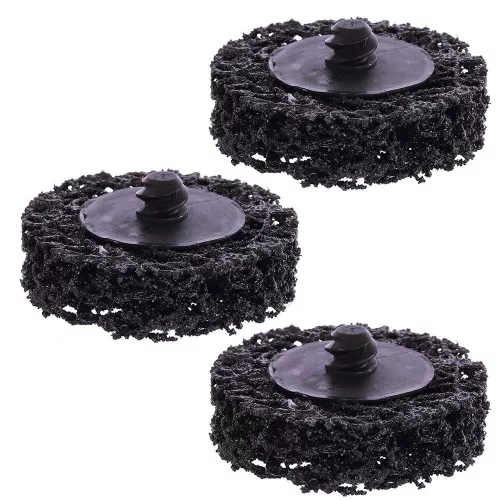 Set 3 Discuri Abrazive Flexibile 50mm, Îndepărtare Rugină și Vopsea