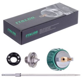   Set Duze Italco MINI SHINE HVLP 1.0 mm, Metal/Cupru/Oțel Inoxidabil
