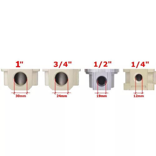 Filtru de Aer YQF5000-06 1" 5µm cu Separator Apă și Ulei