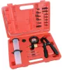 Pompă manuală vid-presiune metalică cu manometru -1/+3 bar