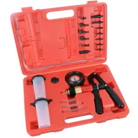  Pompă manuală vid-presiune metalică cu manometru -1/+3 bar