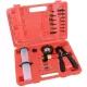 Pompă manuală vid-presiune metalică cu manometru -1/+3 bar
