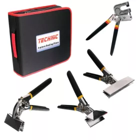   Set Profesional Clești Tablă Crom-Vanadiu cu Perforator Manual
