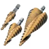 Set Burghie Conice Etajate, HSS cu Strat de Titan, 4-32 mm, 3 Piese