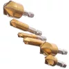 Set Burghie Frezare Conice 6-19mm, 6 Piese, Oțel Rapid, Acoperire Nitrură de Titan