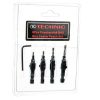 Burghie Lemn cu Căptușitoare, Set 4 Bucăți (6-12 mm), TC Technic F1286