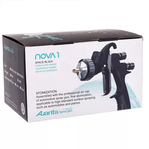 Pistol de vopsit AUARITA NOVA 1 HVLP, duză 1.8mm, 600ml