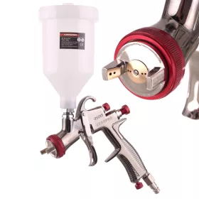   Pistol de Pulverizare Profesional LVLP Aeropro R500, Duză 2.0 mm, Compatibil Compresoare Mici
