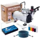 Compresor AS18-2KP cu Aerograf Fengda BD-130 0.3mm