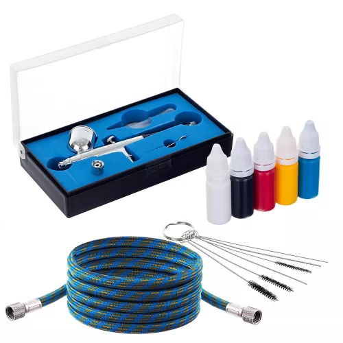Compresor AS18-2KP cu Aerograf Fengda BD-130 0.3mm