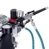 Compresor AS18-2KP cu Aerograf Fengda BD-130 0.3mm