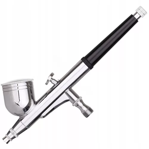 Set Aerograf Complet cu Compresor și Pistol de Pulverizare 0.3mm