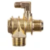 Supapă de Reținere Compresor 100L cu Eliberator Aer, 1/2" Z x 3/4", Aliaj Zinc
