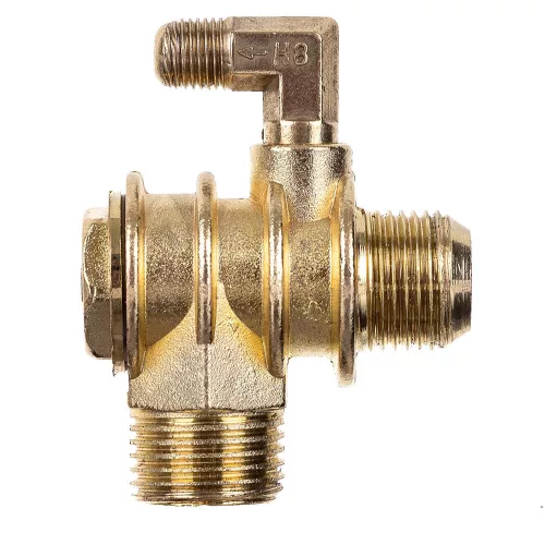 Supapă de Reținere Compresor 100L cu Eliberator Aer, 1/2" Z x 3/4", Aliaj Zinc