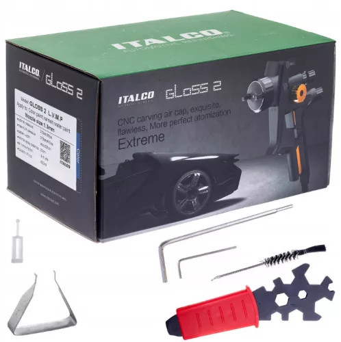 Pistol de Pulverizare Vopsea ITALCO FÉNY 2 HVLP 1,4mm Negru
