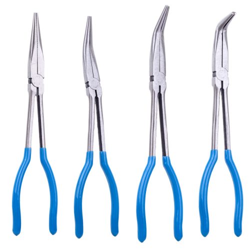 Set clești lungi 280 mm TC Technic, 4 tipuri, cu husă