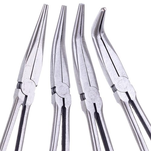 Set clești lungi 280 mm TC Technic, 4 tipuri, cu husă