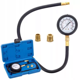   Set Manometru Ulei TC Technic cu Adaptoare, 7 bari, Furtun 55 cm