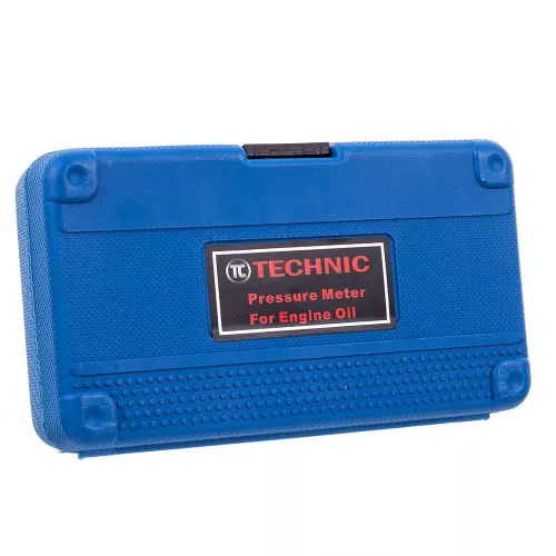 Set Manometru Ulei TC Technic cu Adaptoare, 7 bari, Furtun 55 cm