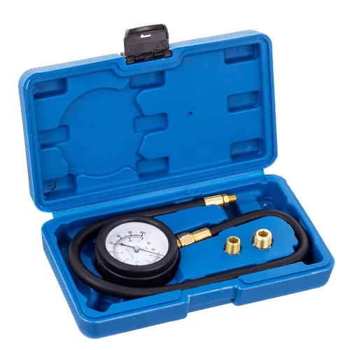 Set Manometru Ulei TC Technic cu Adaptoare, 7 bari, Furtun 55 cm